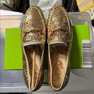 Sam Edelman Loraine Octane in Gold Sequins